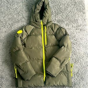 Fabletics Olive Green Puffer Coat